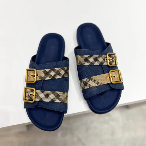 Replica Burberry Slippers For Men #1463215 $64.00 USD for Wholesale