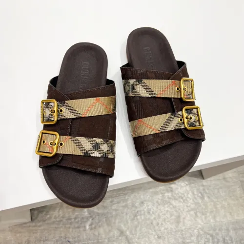 Replica Burberry Slippers For Men #1463216 $64.00 USD for Wholesale