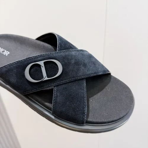 Replica Christian Dior Slippers For Men #1463251 $60.00 USD for Wholesale