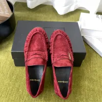 $118.00 USD Yves Saint Laurent YSL Leather Shoes For Women #1461653