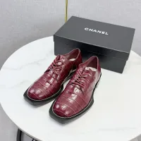 $118.00 USD Chanel Leather Shoes For Women #1461667