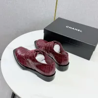 $118.00 USD Chanel Leather Shoes For Women #1461667
