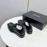 $118.00 USD Chanel Leather Shoes For Women #1461669