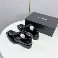 $118.00 USD Chanel Leather Shoes For Women #1461670