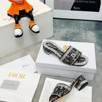 $85.00 USD Christian Dior Slippers For Women #1461724