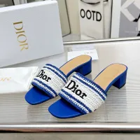 $92.00 USD Christian Dior Slippers For Women #1461737