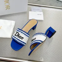 $92.00 USD Christian Dior Slippers For Women #1461737