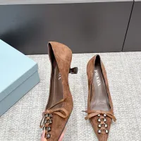 $108.00 USD Prada High-heeled Shoes For Women #1461909