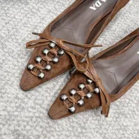 $108.00 USD Prada High-heeled Shoes For Women #1461909