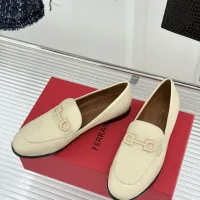 $112.00 USD Salvatore Ferragamo Leather Shoes For Women #1461912