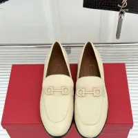 $112.00 USD Salvatore Ferragamo Leather Shoes For Women #1461912