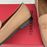 $112.00 USD Salvatore Ferragamo Leather Shoes For Women #1461913