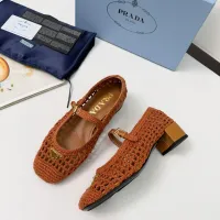$122.00 USD Prada High-heeled Shoes For Women #1461922