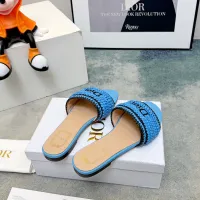 $92.00 USD Christian Dior Slippers For Women #1462001