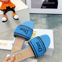 $92.00 USD Christian Dior Slippers For Women #1462001