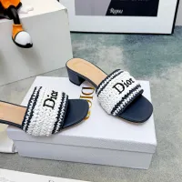 $98.00 USD Christian Dior Slippers For Women #1462002