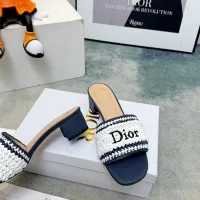 $98.00 USD Christian Dior Slippers For Women #1462002