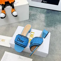 $98.00 USD Christian Dior Slippers For Women #1462003