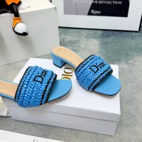 $98.00 USD Christian Dior Slippers For Women #1462003