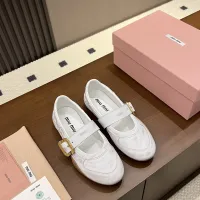 $100.00 USD MIU MIU Flat Shoes For Women #1462306