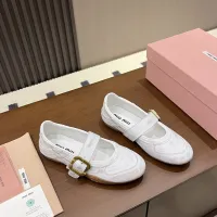 $100.00 USD MIU MIU Flat Shoes For Women #1462306