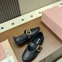 $100.00 USD MIU MIU Flat Shoes For Women #1462308
