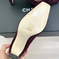 $108.00 USD Chanel High-Heeled Shoes For Women #1462535