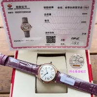 $340.50 USD Cartier AAA Quality Watches In Rose Gold For Women #1462589