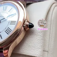 $340.50 USD Cartier AAA Quality Watches In Rose Gold For Women #1462589