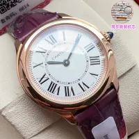 $340.50 USD Cartier AAA Quality Watches In Rose Gold For Women #1462589