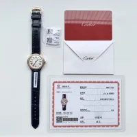 $423.14 USD Cartier AAA Quality Watches In Gold For Women #1462595