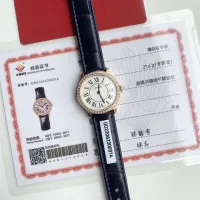 $423.14 USD Cartier AAA Quality Watches In Gold For Women #1462595