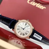$423.14 USD Cartier AAA Quality Watches In Gold For Women #1462595