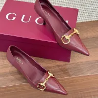 $100.00 USD Gucci High-Heeled Shoes For Women #1462655