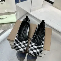 $76.00 USD Burberry Flat Shoes For Women #1462807