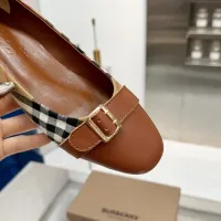 $85.00 USD Burberry Flat Shoes For Women #1462845