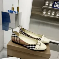 $85.00 USD Burberry Flat Shoes For Women #1462846