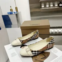$85.00 USD Burberry Flat Shoes For Women #1462846