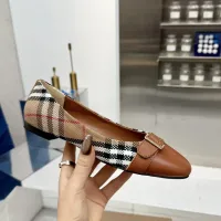 $85.00 USD Burberry Flat Shoes For Women #1462847