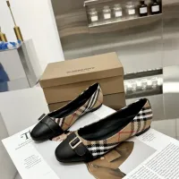 $85.00 USD Burberry Flat Shoes For Women #1462848