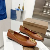 $85.00 USD Burberry Flat Shoes For Women #1462850