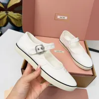 $85.00 USD MIU MIU Flat Shoes For Women #1462871