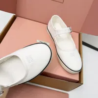 $85.00 USD MIU MIU Flat Shoes For Women #1462871