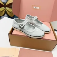 $85.00 USD MIU MIU Flat Shoes For Women #1462872