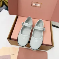 $85.00 USD MIU MIU Flat Shoes For Women #1462872