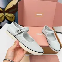$85.00 USD MIU MIU Flat Shoes For Women #1462872