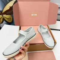 $85.00 USD MIU MIU Flat Shoes For Women #1462872
