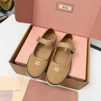 $85.00 USD MIU MIU Flat Shoes For Women #1462873