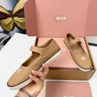 $85.00 USD MIU MIU Flat Shoes For Women #1462873