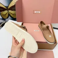 $85.00 USD MIU MIU Flat Shoes For Women #1462873
